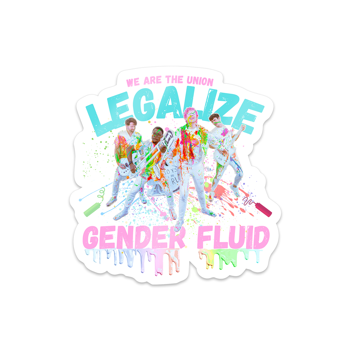 We Are The Union - Gender Sticker