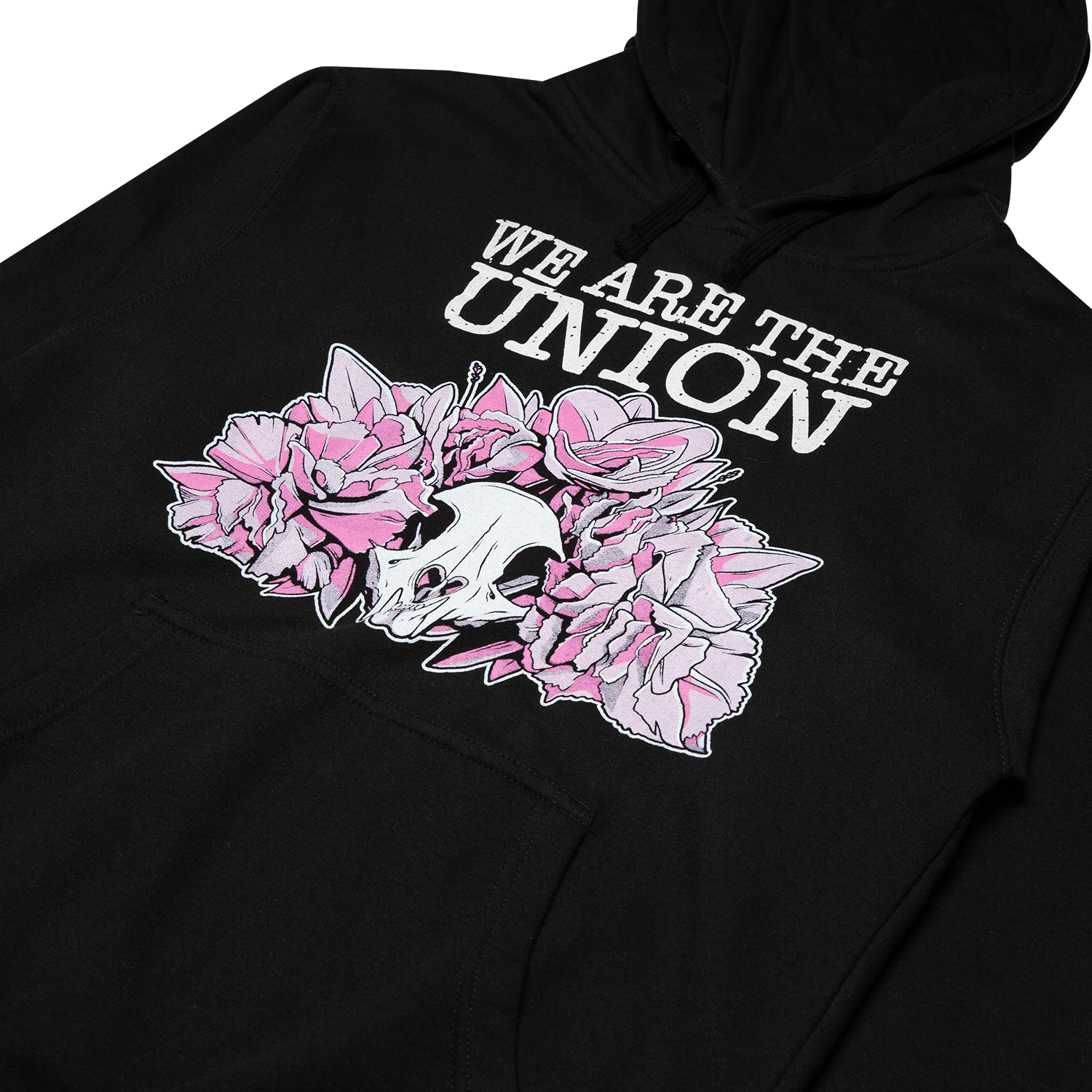 We Are The Union - Rose Skull Hoodie