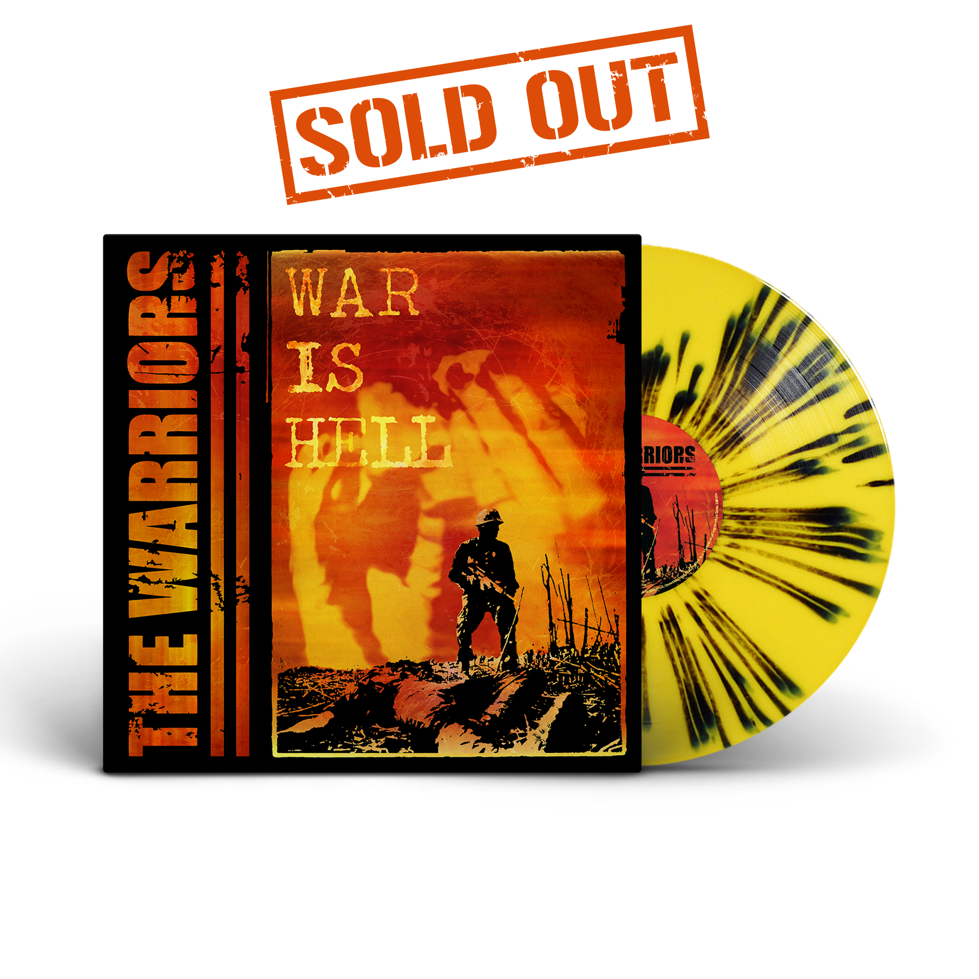 The Warriors - War Is Hell Vinyl - Yellow & Black Splatter (Pre-Order)