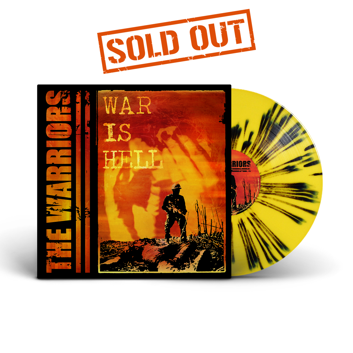 The Warriors - War Is Hell Vinyl - Yellow & Black Splatter (Pre-Order)