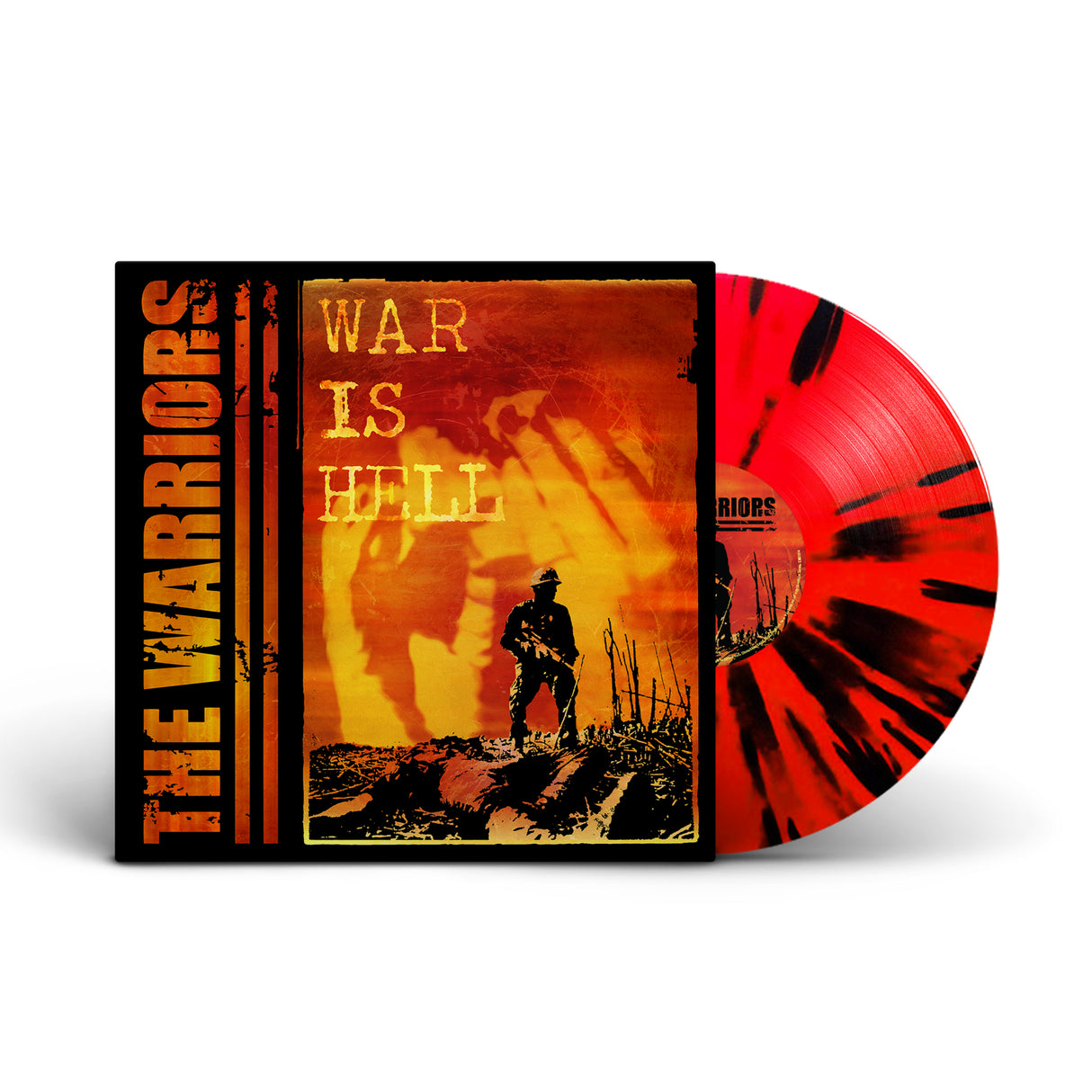 The Warriors - War Is Hell Vinyl - Clear Red w/ Black Splatter