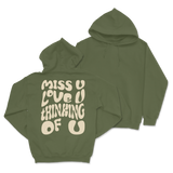 Dalton Mauldin - Miss U Hoodie - Cream Print