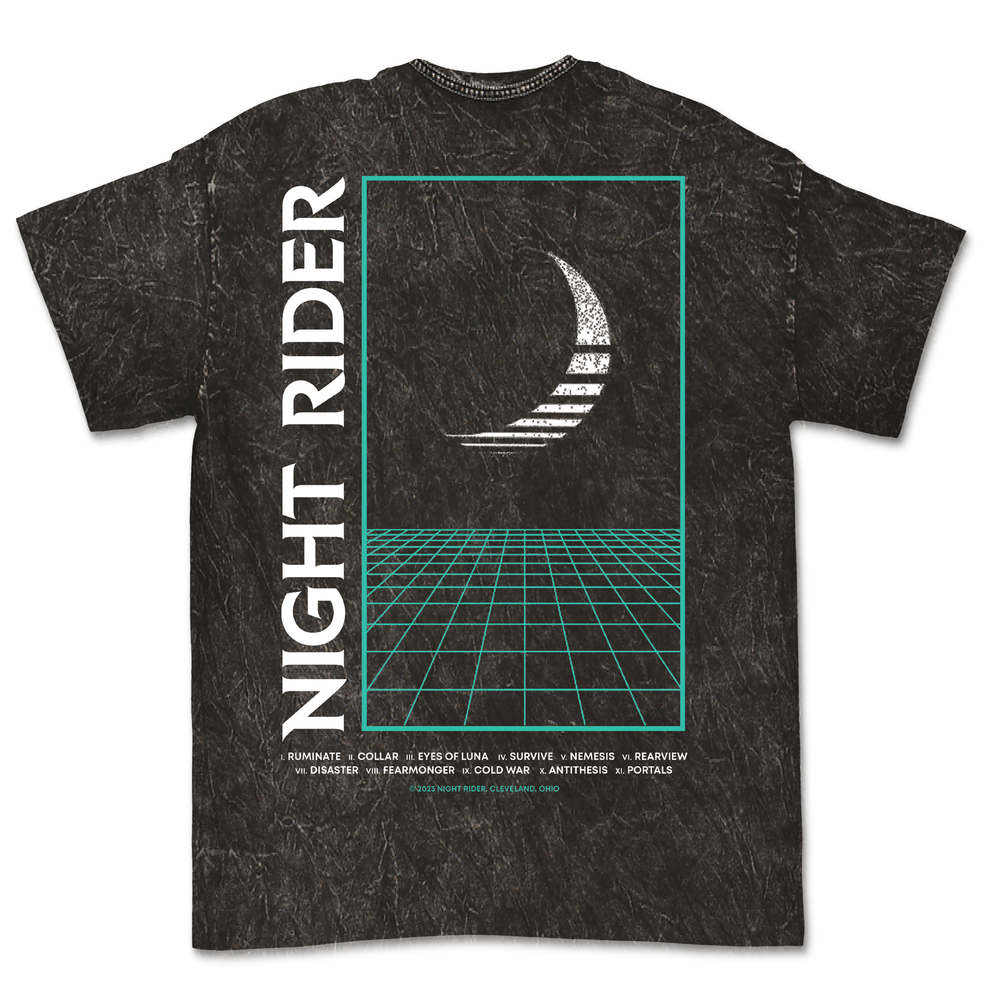 Night Rider - Logo Mineral Wash T-Shirt (Pre-Order)