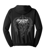 Shadows Fall - Winged Skull Zip Hoodie