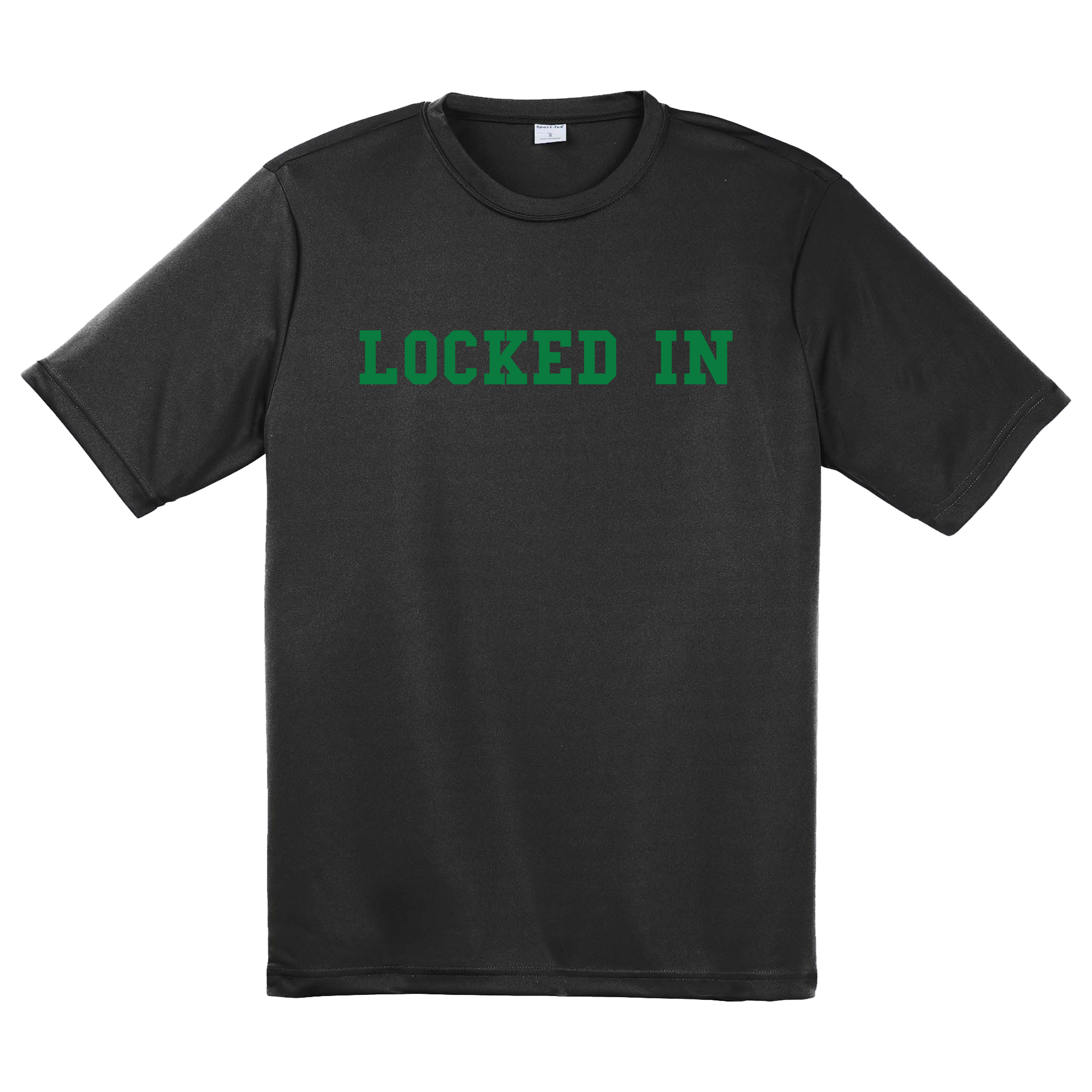 Davis Clarke - Locked In Performance T-Shirt (Green Print)