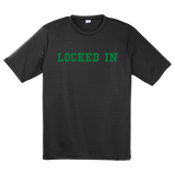 Davis Clarke - Locked In Performance T-Shirt (Green Print)