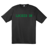 Davis Clarke - Locked In Performance T-Shirt (Green Print)