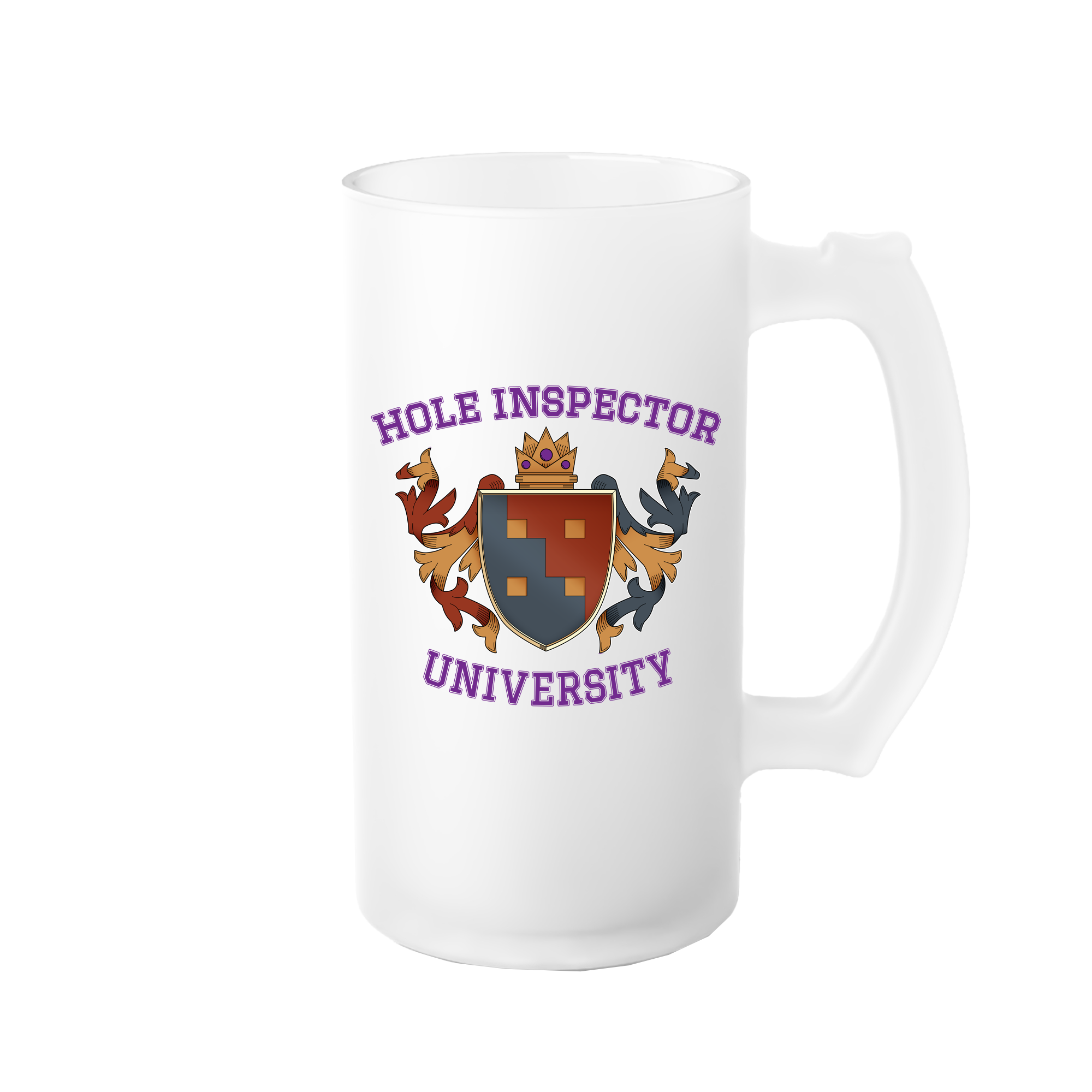 BeardPrincess - HIU Frosted Glass Beer Mug