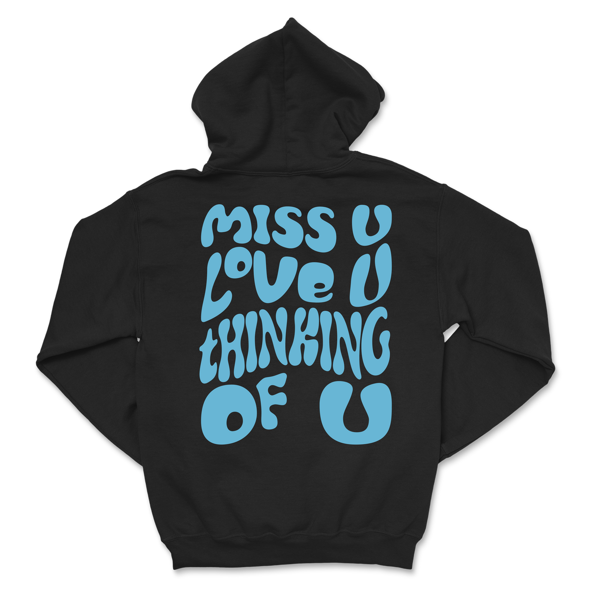 Dalton Mauldin - Miss U Hoodie - Light Blue Print