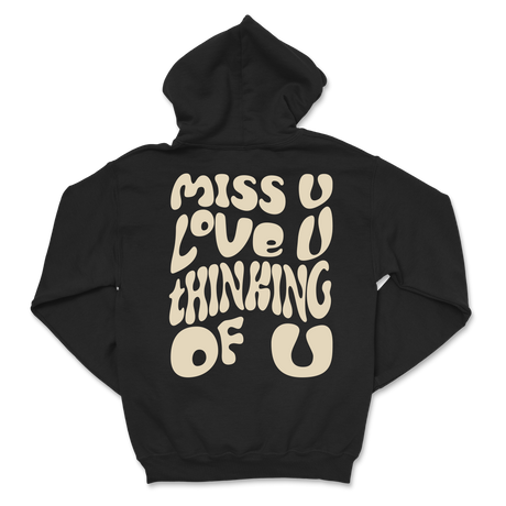 Dalton Mauldin - Miss U Hoodie - Cream Print