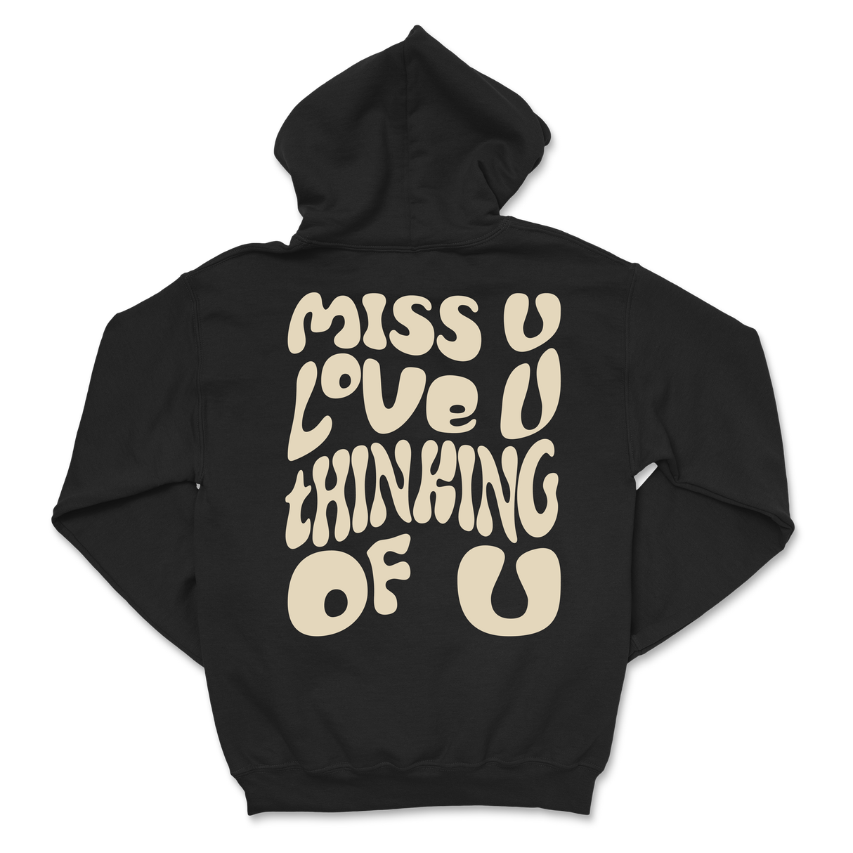 Dalton Mauldin - Miss U Hoodie - Cream Print