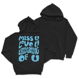 Dalton Mauldin - Miss U Hoodie - Light Blue Print