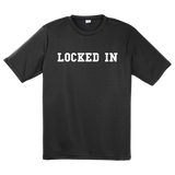 Davis Clarke - Locked In Performance T-Shirt (White Print)