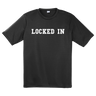 Davis Clarke - Locked In Performance T-Shirt (White Print)