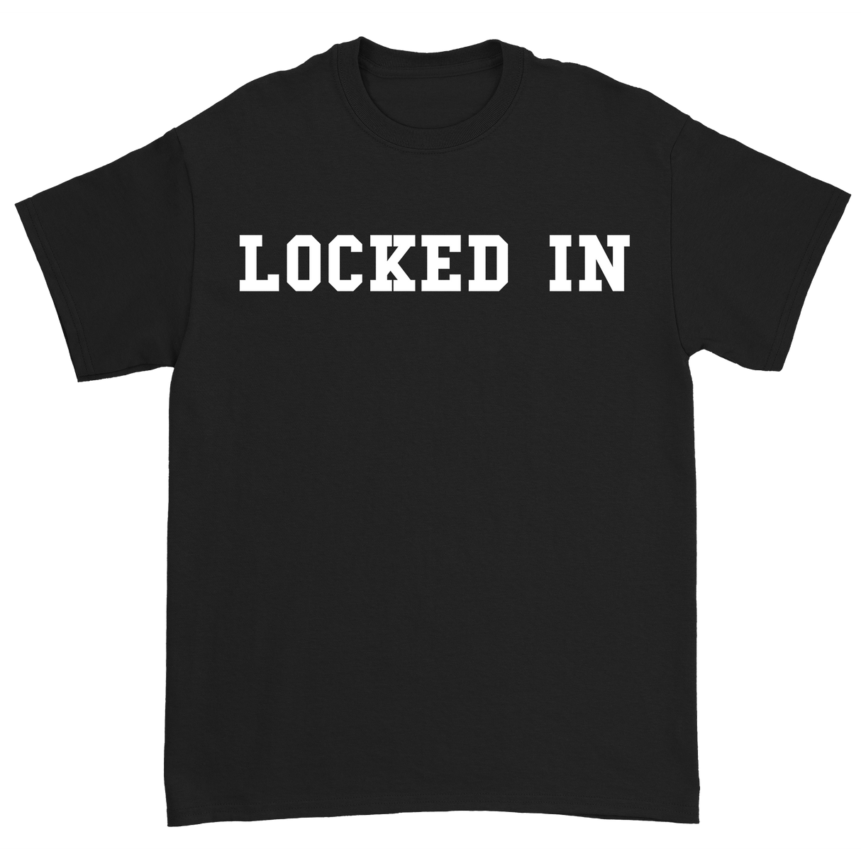 Davis Clarke - Locked In T-Shirt (White Print)