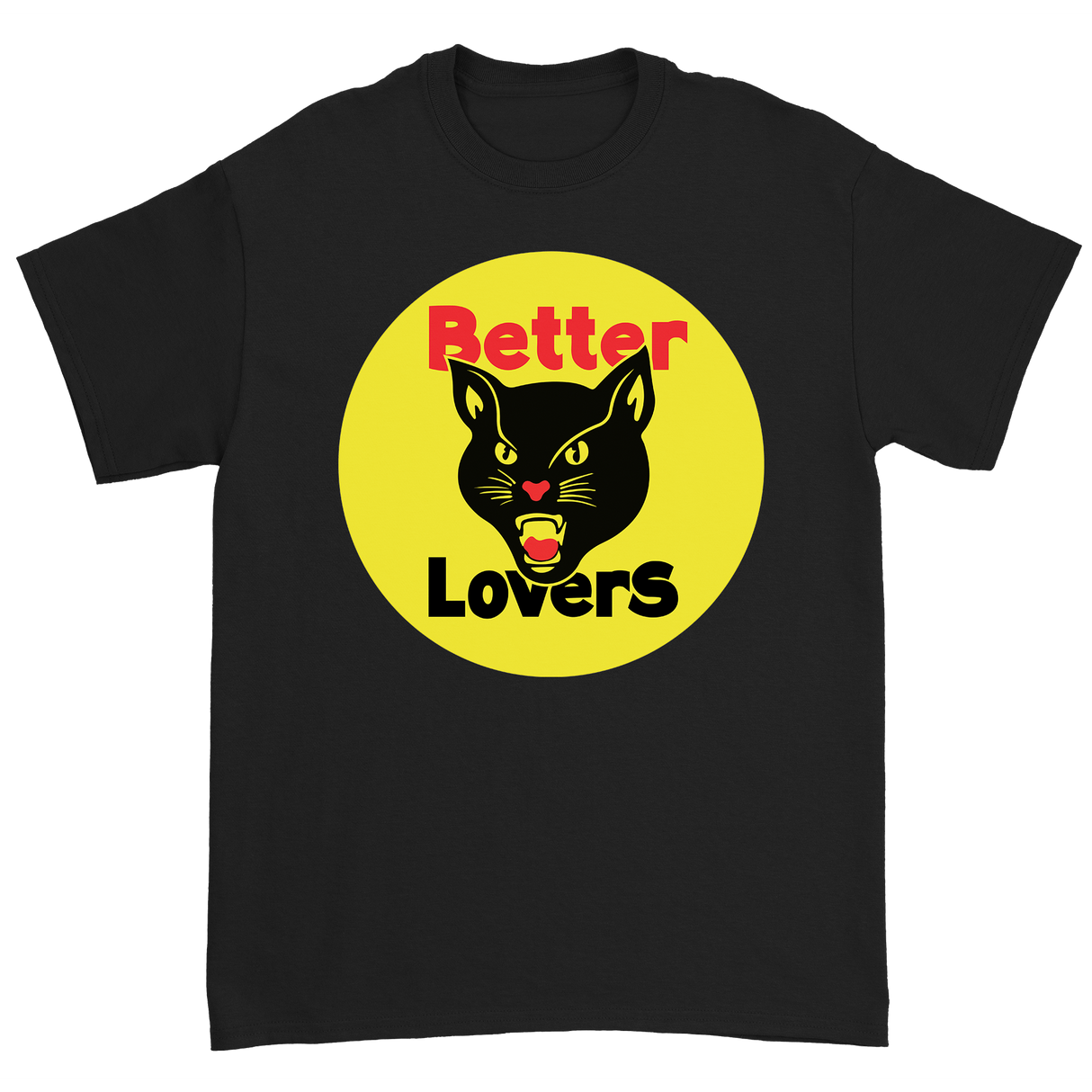 Better Lovers - Black Cat Bootleg T-Shirt (Pre-Order)