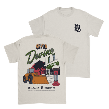 Kevin Devine - Bubbledozer T-Shirt AND Bubblegum + Bulldozer 2xLP Bundle