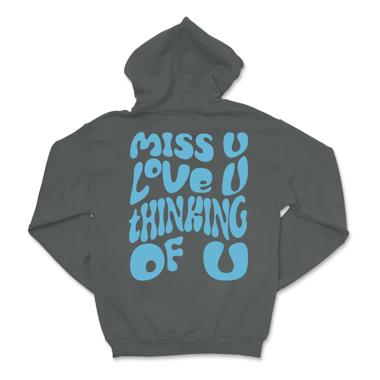 Dalton Mauldin - Miss U Hoodie - Light Blue Print