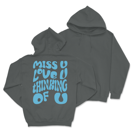 Dalton Mauldin - Miss U Hoodie - Light Blue Print