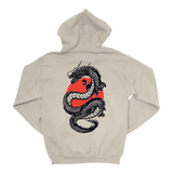 College Burnout - Dragon Sun Hoodie (Creme)