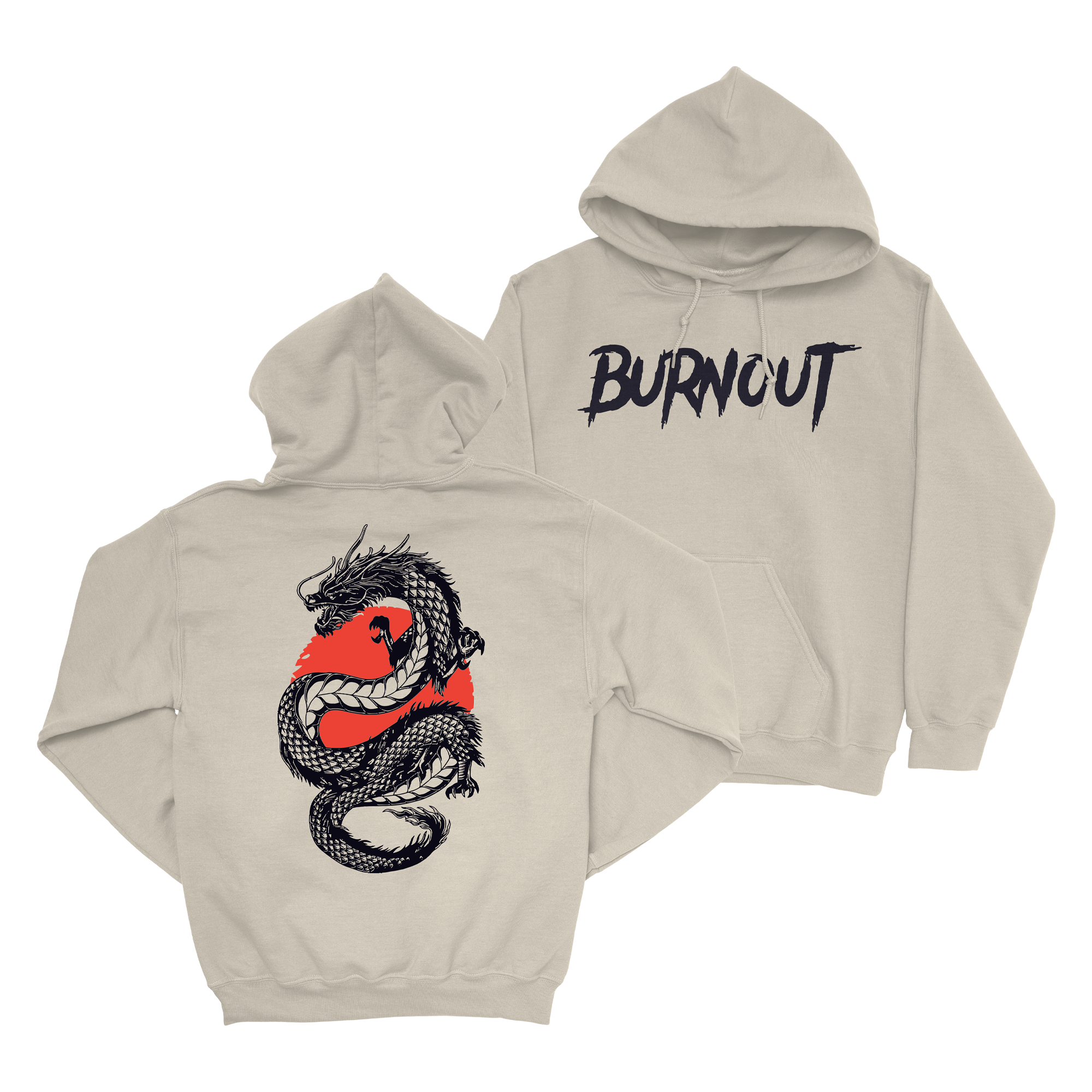 College Burnout - Dragon Sun Hoodie