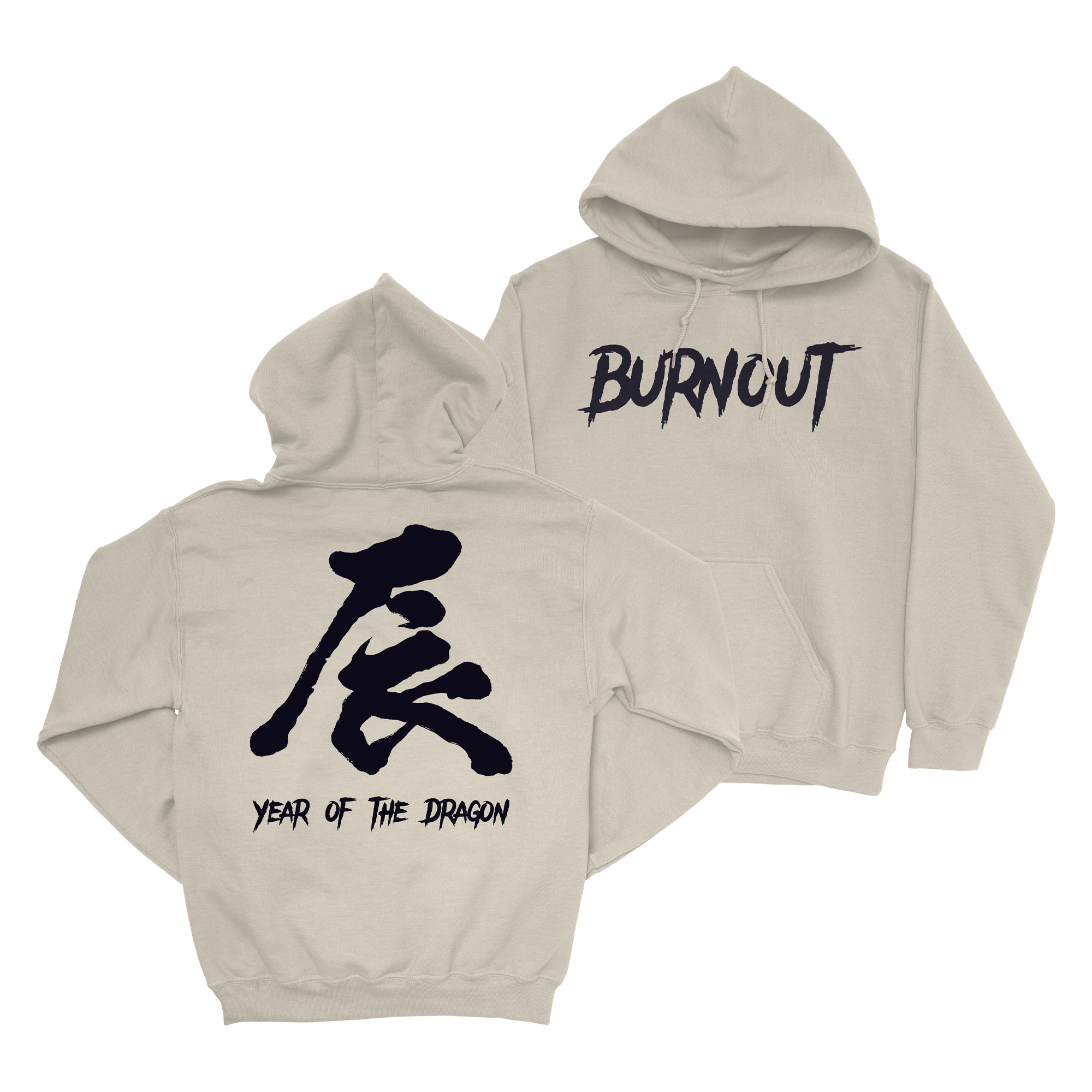 College Burnout - Year of the Dragon Hoodie (Creme)