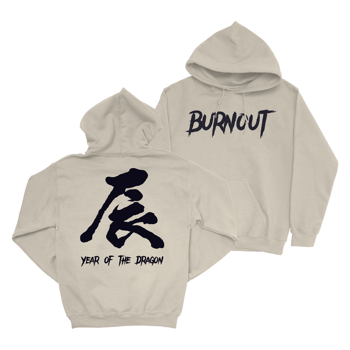 College Burnout - Year of the Dragon Hoodie (Creme)