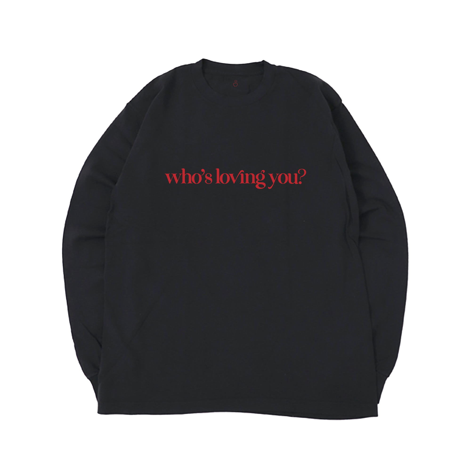 Ambré - LIMITED EDITION Who's Loving You Crewneck - Black (Pre-Order)