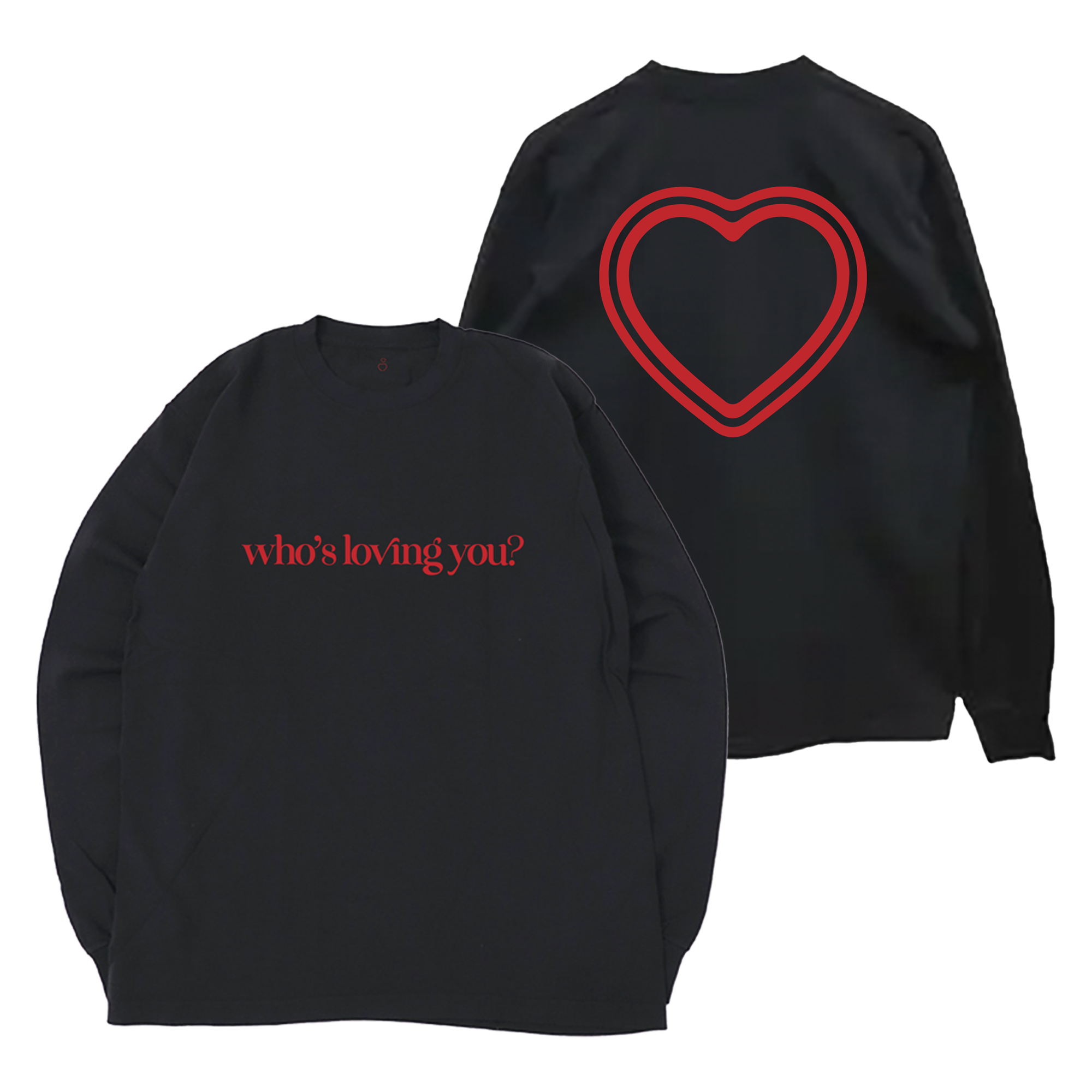 Ambré - LIMITED EDITION Who's Loving You Crewneck - Black (Pre-Order)