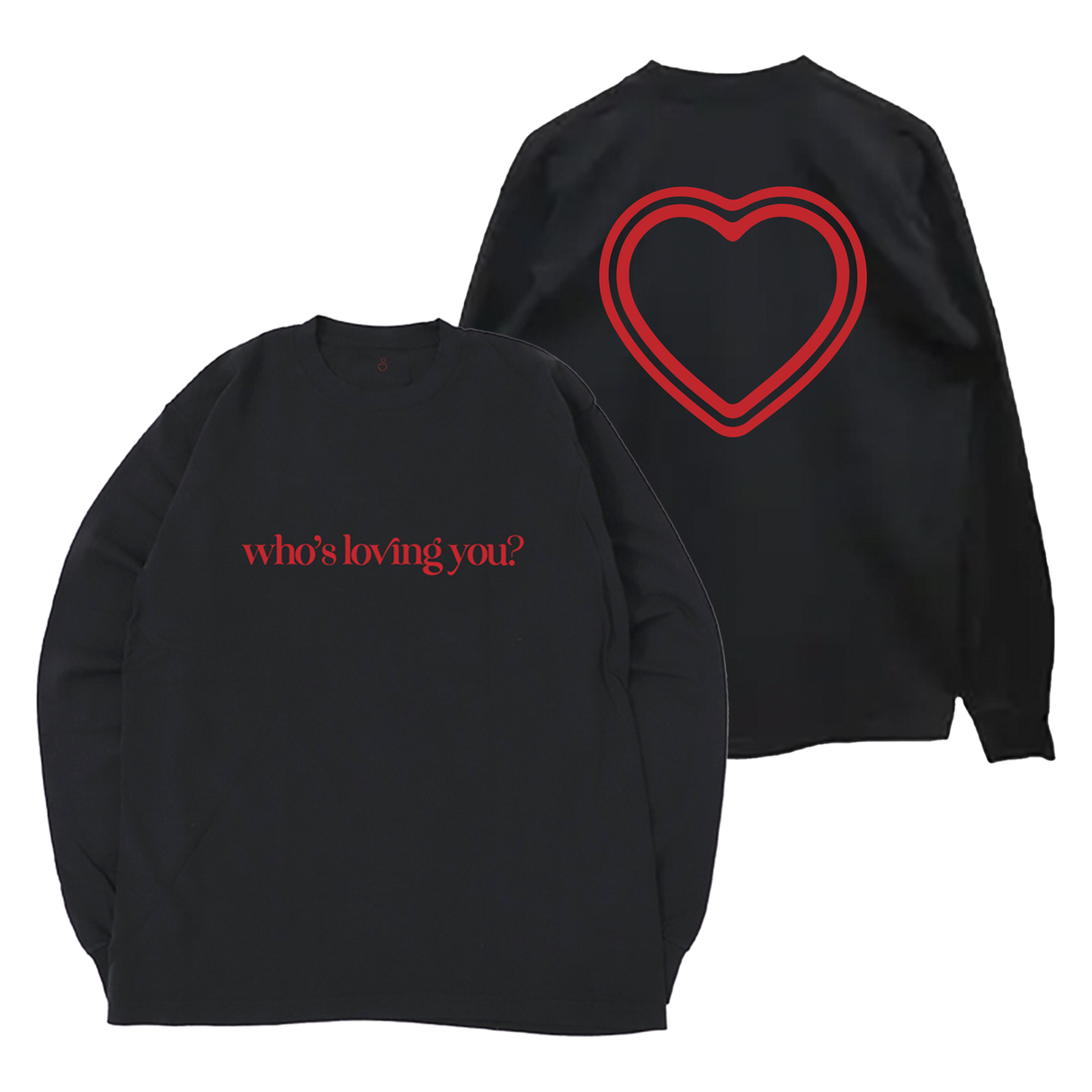 Ambré - LIMITED EDITION Who's Loving You Crewneck - Black (Pre-Order)