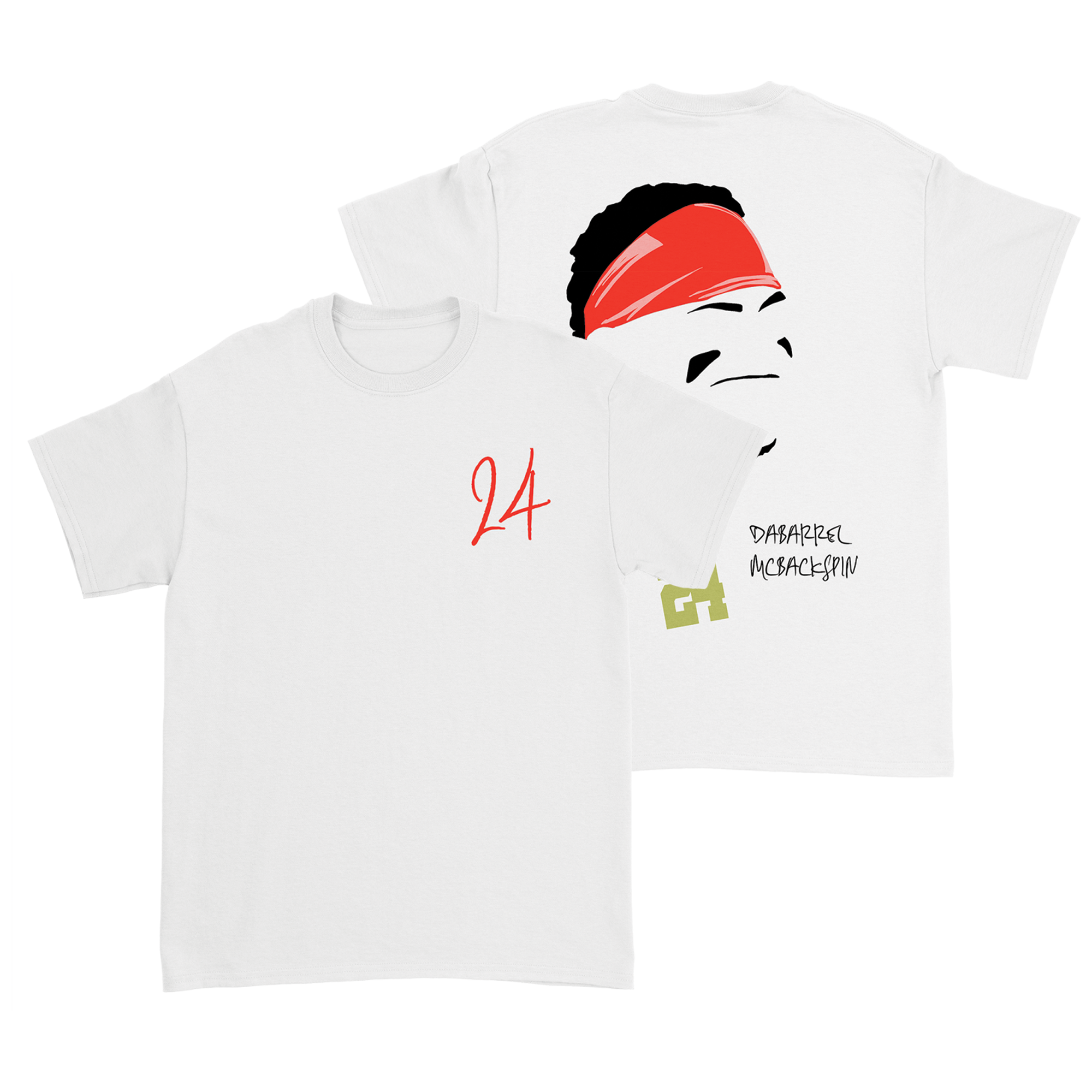 Dakota McFadden - DaBarrel McBackspin Youth T-Shirt - White