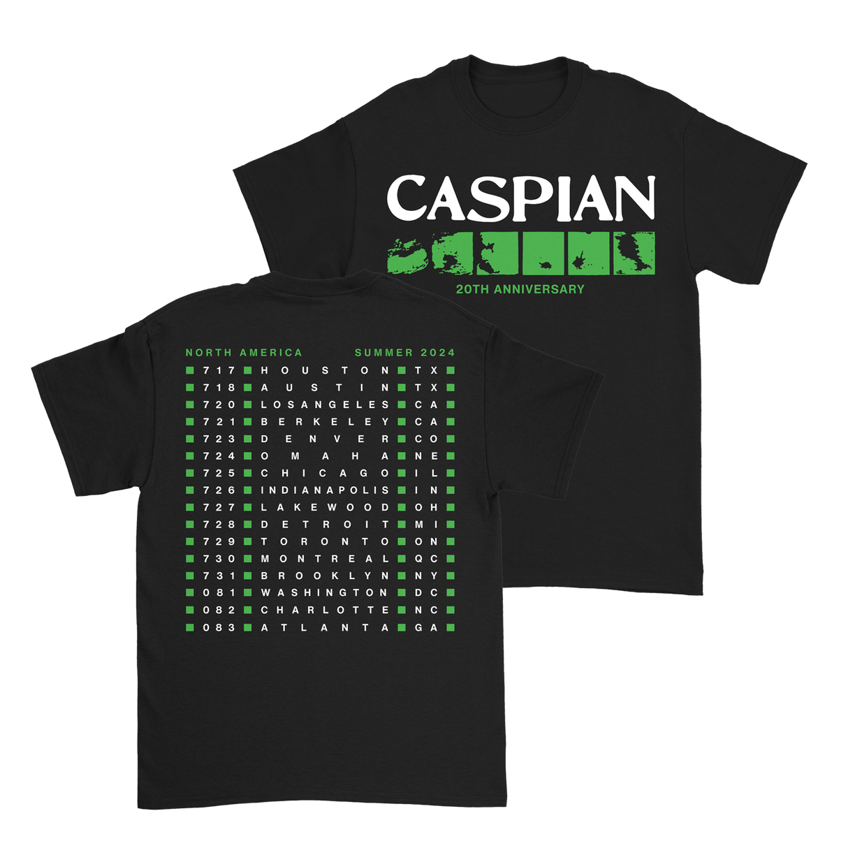 Caspian - Summer 2024 Tour T-Shirt