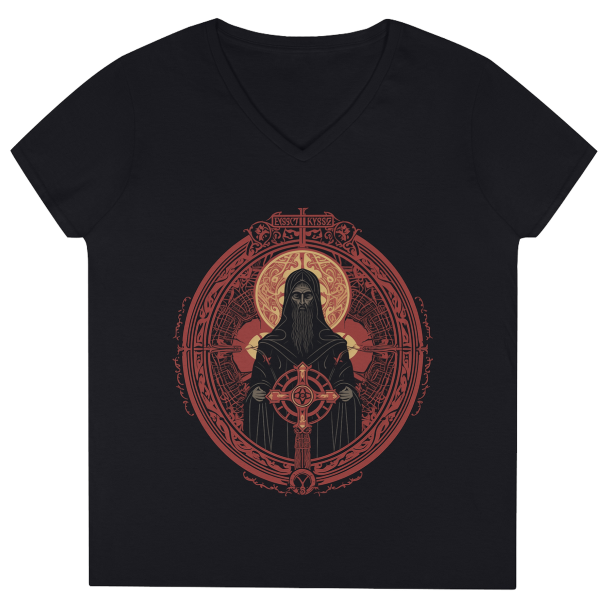 InTheosis - Desert Father Ladies' V-Neck T-Shirt