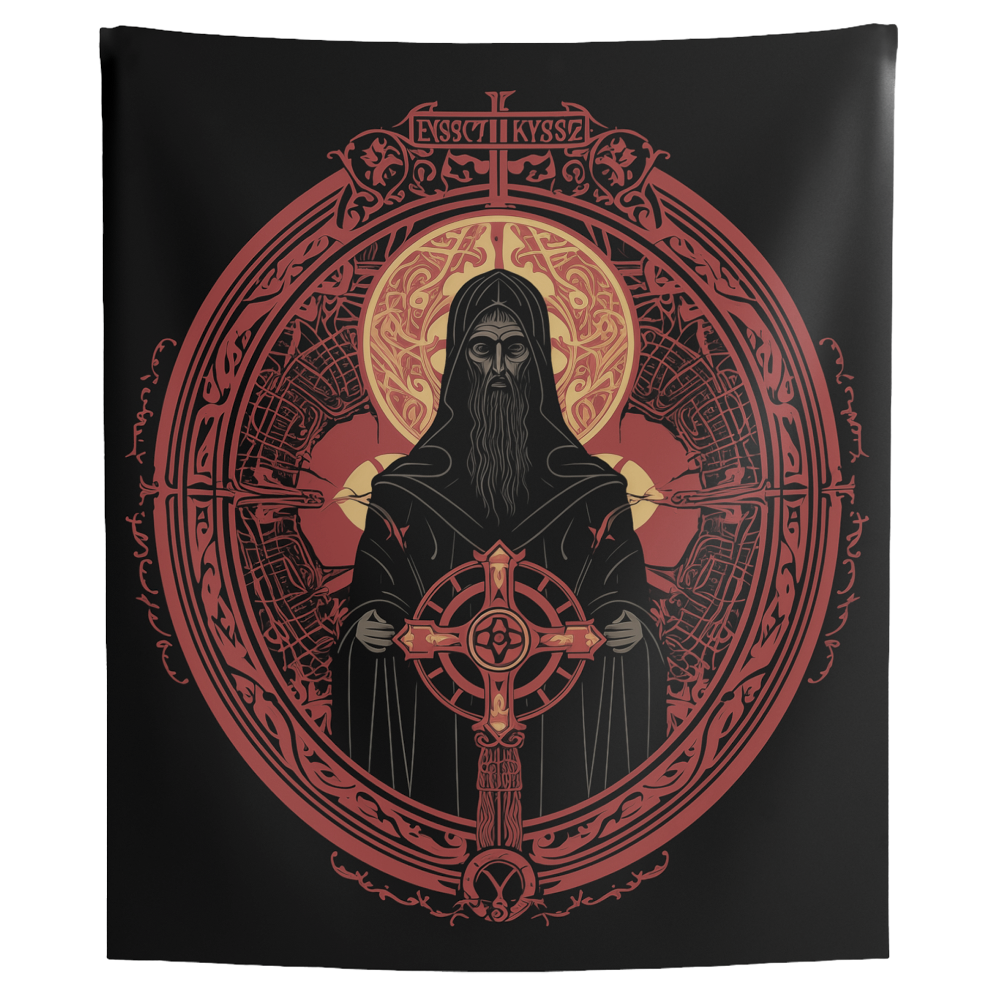 InTheosis - Desert Father Wall Flag - 50