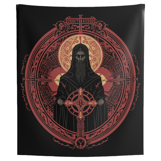 InTheosis - Desert Father Wall Flag - 50