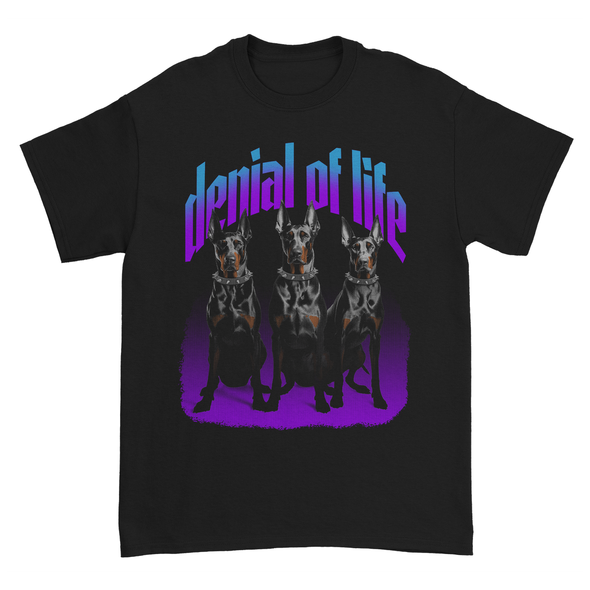 Denial of Life - Doberman T-Shirt