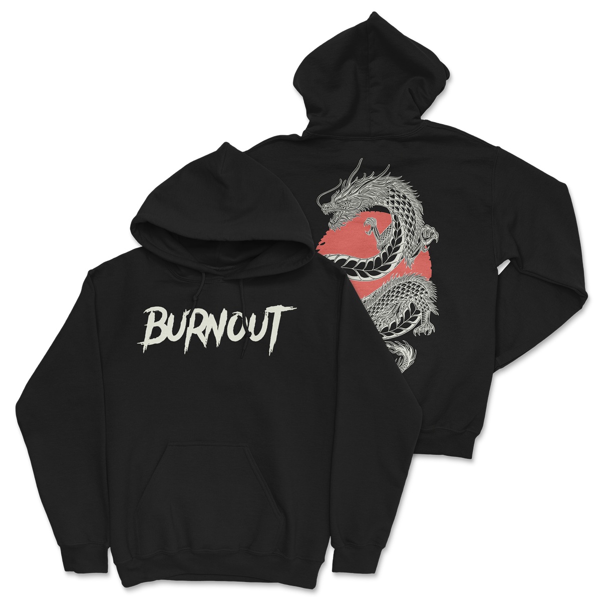 College Burnout - Dragon Sun Hoodie