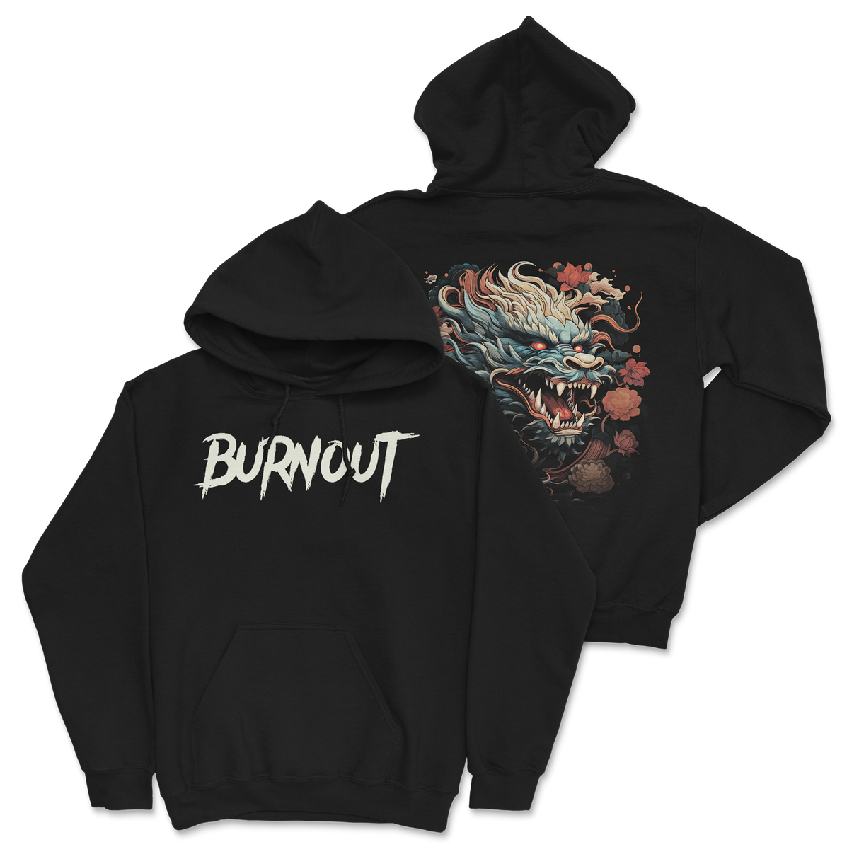 College Burnout - Dragon Wreath Hoodie