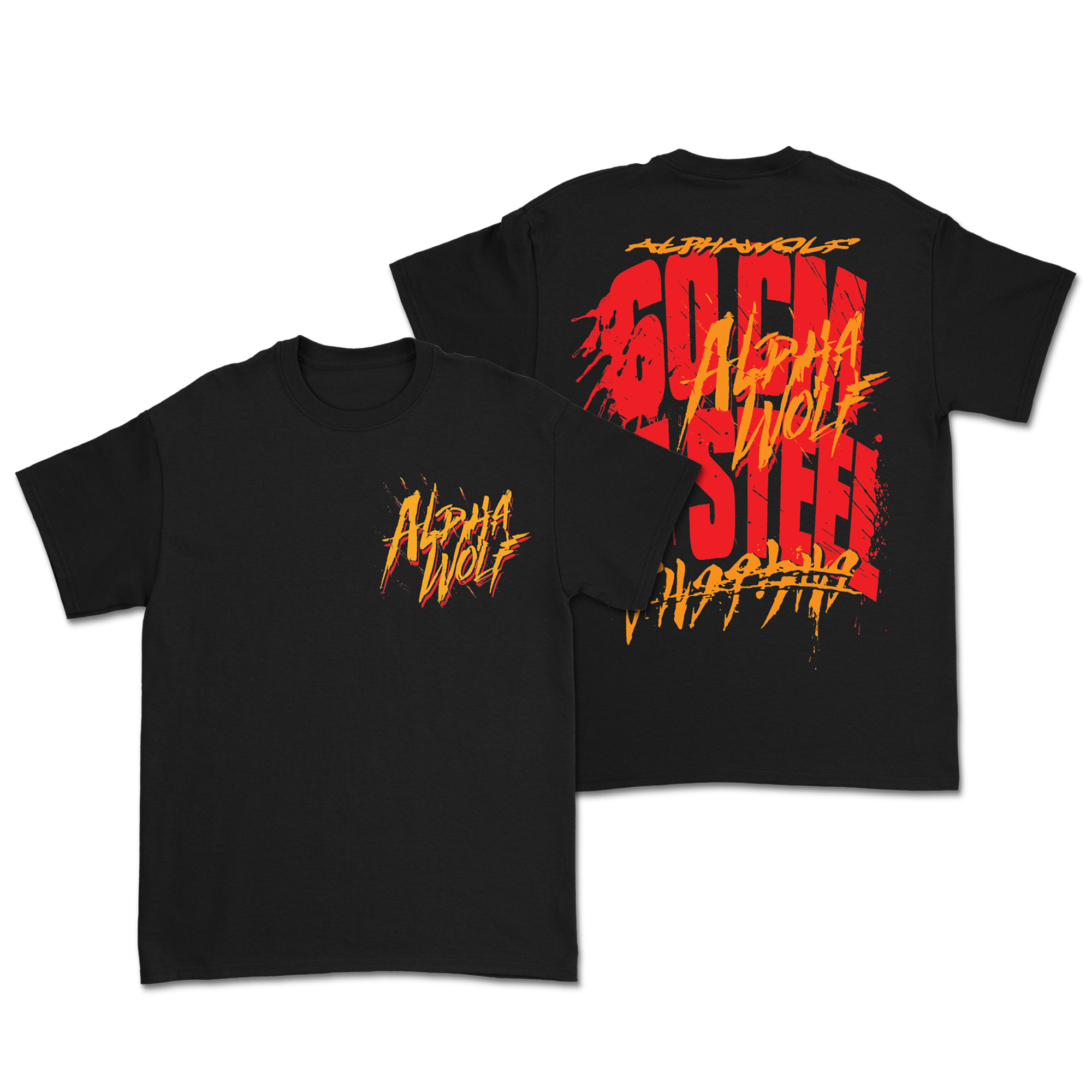 Alpha Wolf - Steel T-Shirt