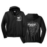 Shadows Fall - Winged Skull Zip Hoodie