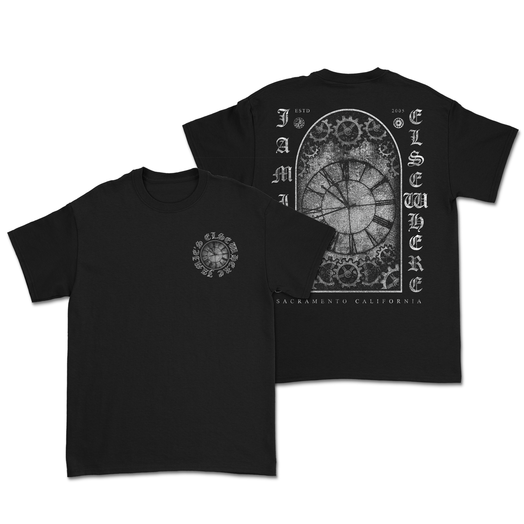 Jamie's Elsewhere - Clocks T-Shirt