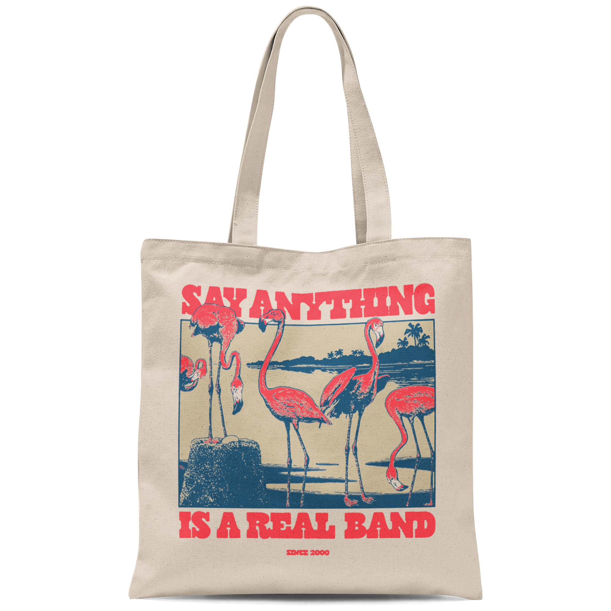 Say Anything - Flamingo Tote