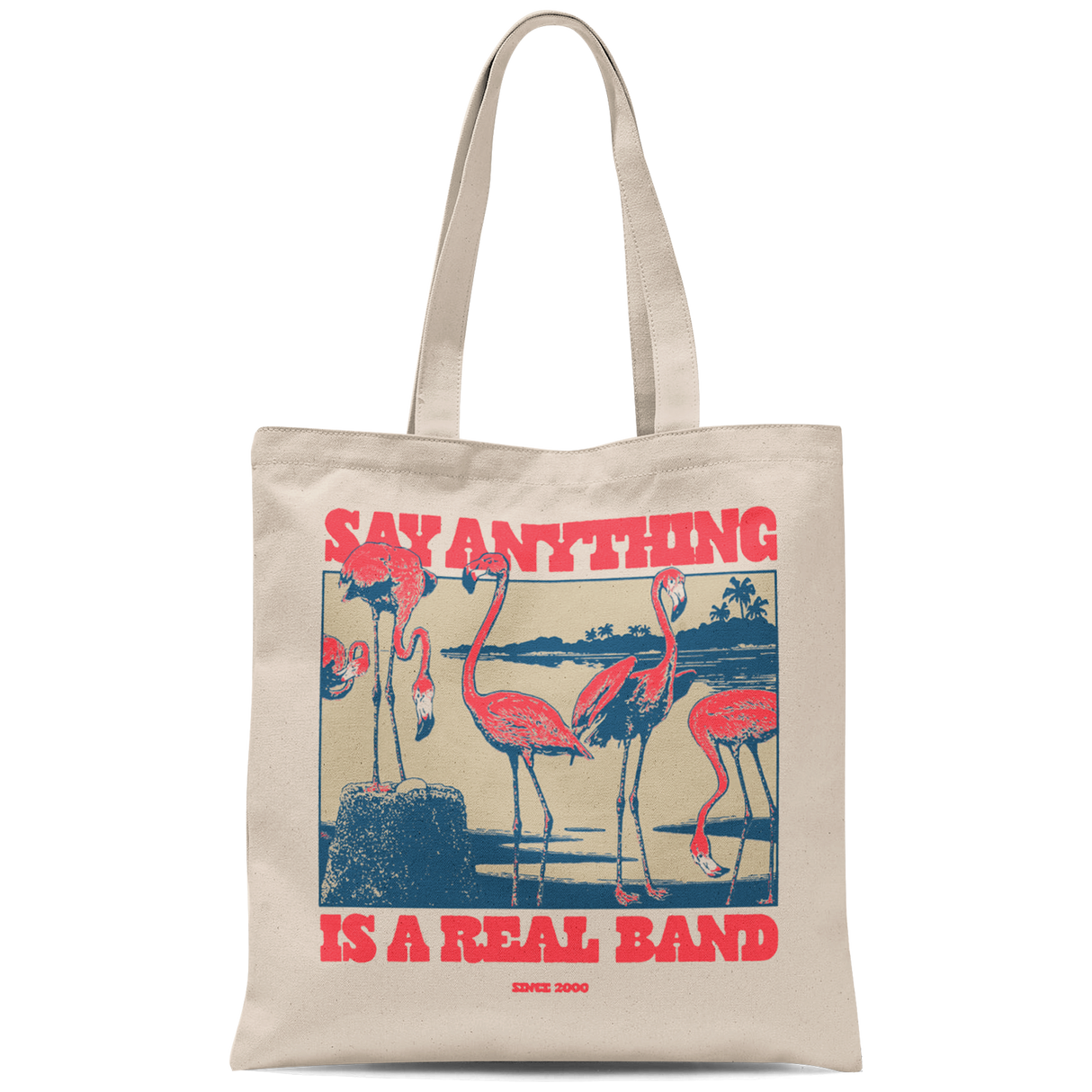 Say Anything - Flamingo Tote