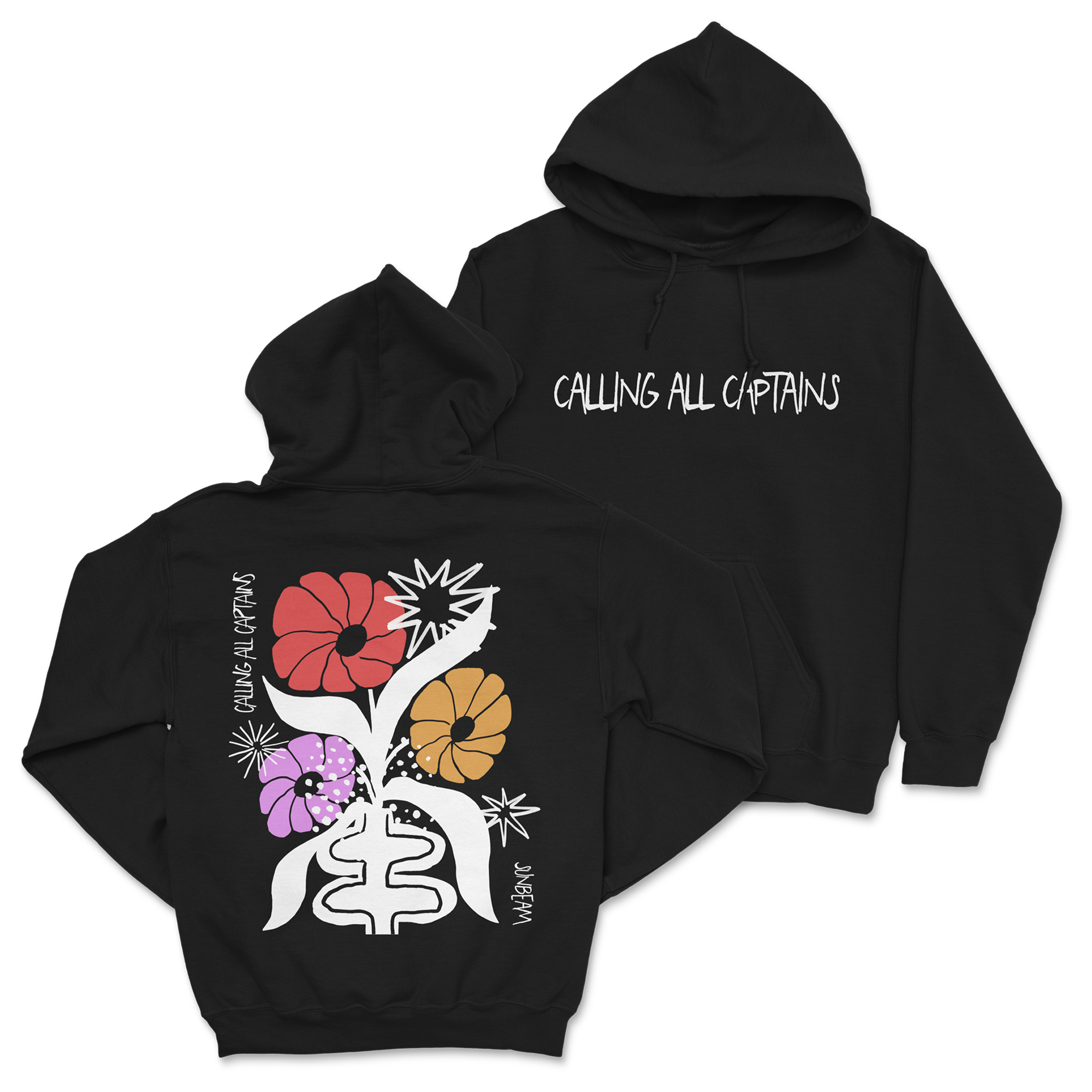 Calling All Captains - Flowers Hoodie (Pre-Order)