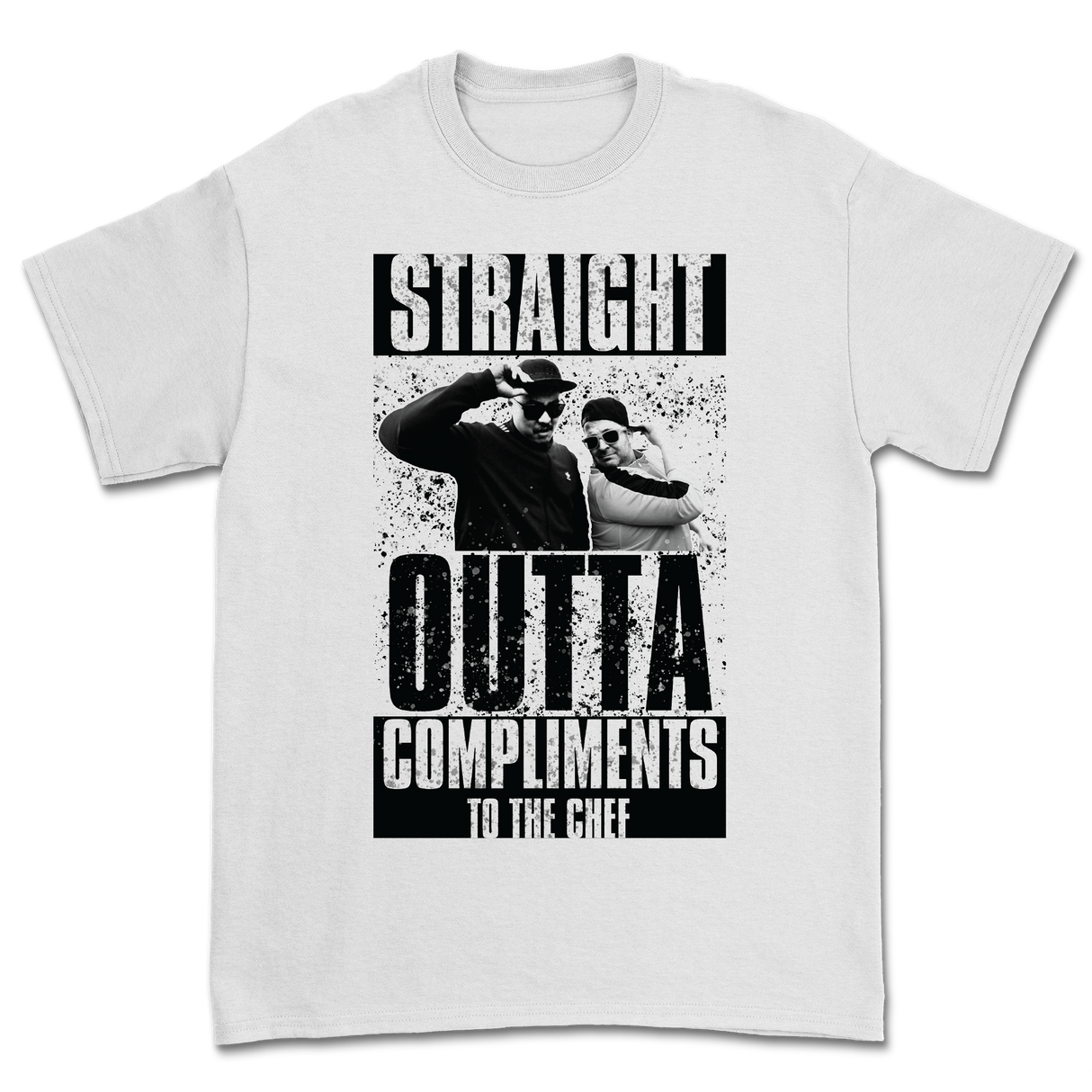 Chef Brian Tsao - Straight Outta Compliments T-Shirt - White