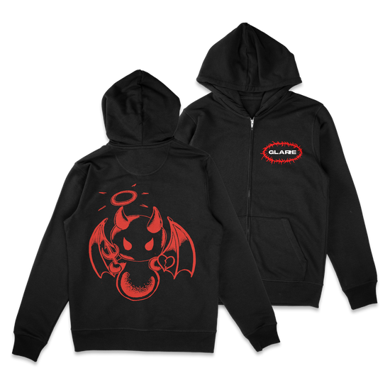 Glare - Devil Zip-Up Hoodie