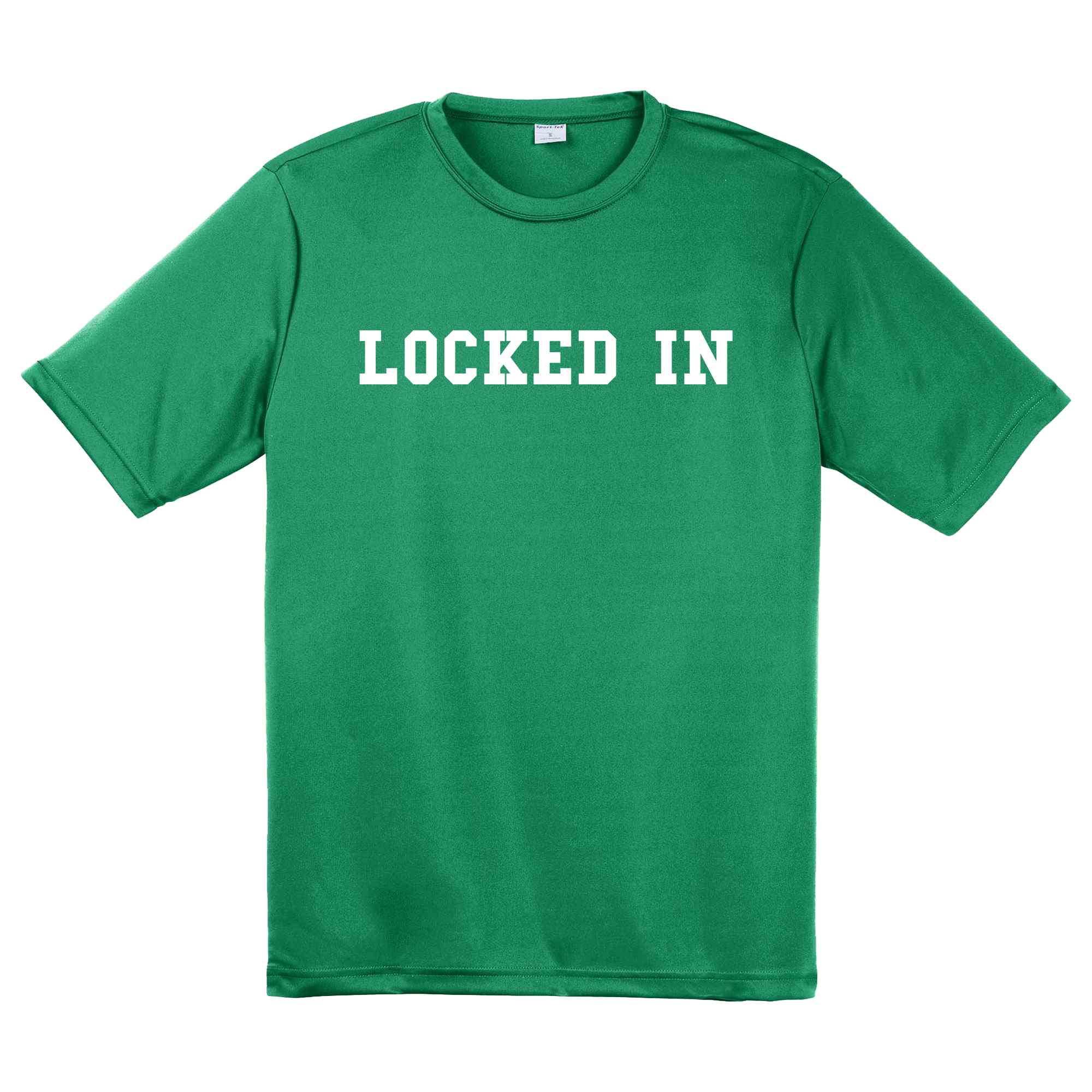 Davis Clarke - Locked In Performance T-Shirt (White Print)