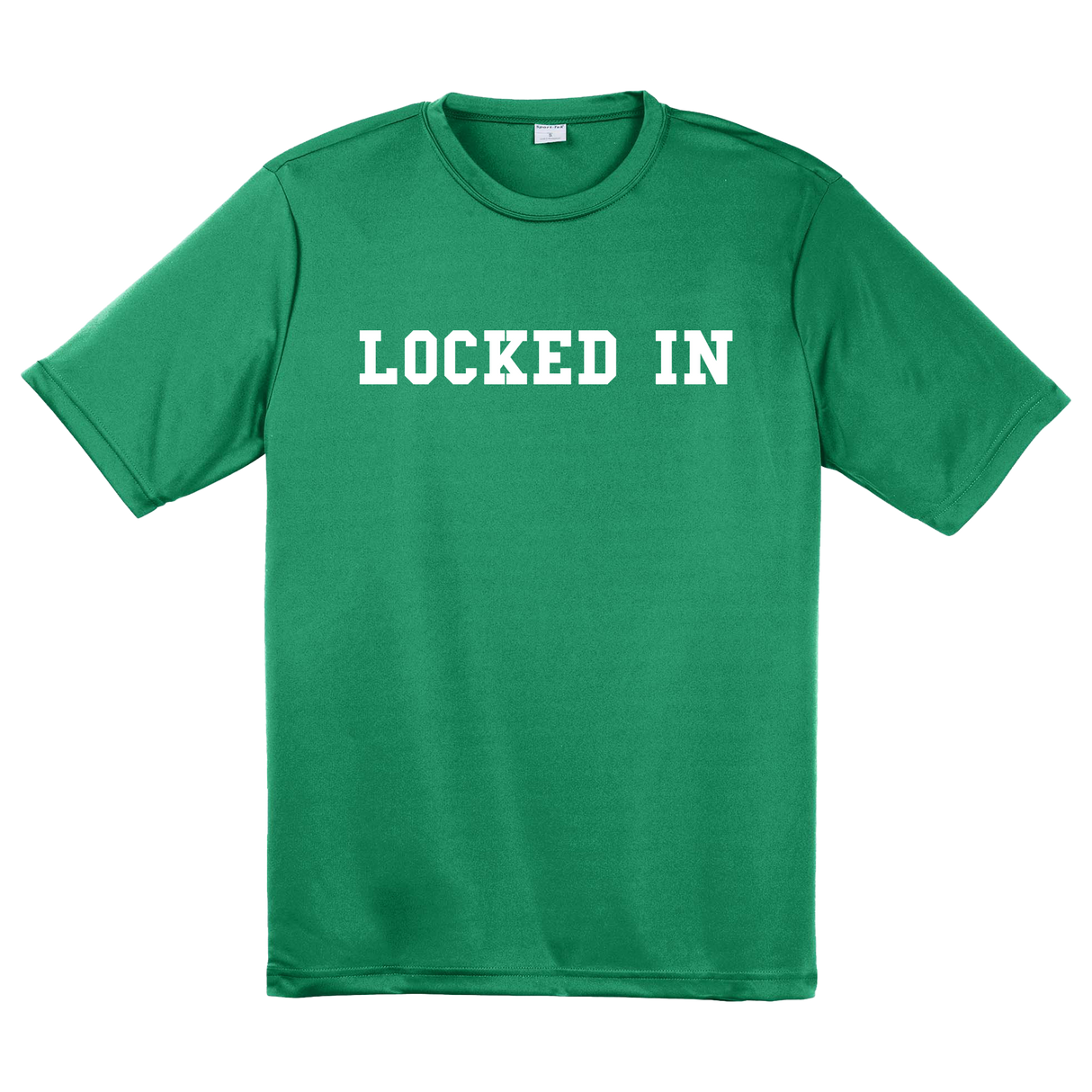 Davis Clarke - Locked In Performance T-Shirt (White Print)