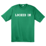 Davis Clarke - Locked In Performance T-Shirt (White Print)