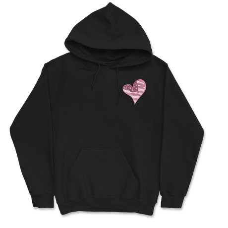 Zoe Day - Heart Hoodie - Black